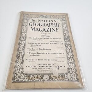 National Geographic Magazine March 1918 No Insert‎
